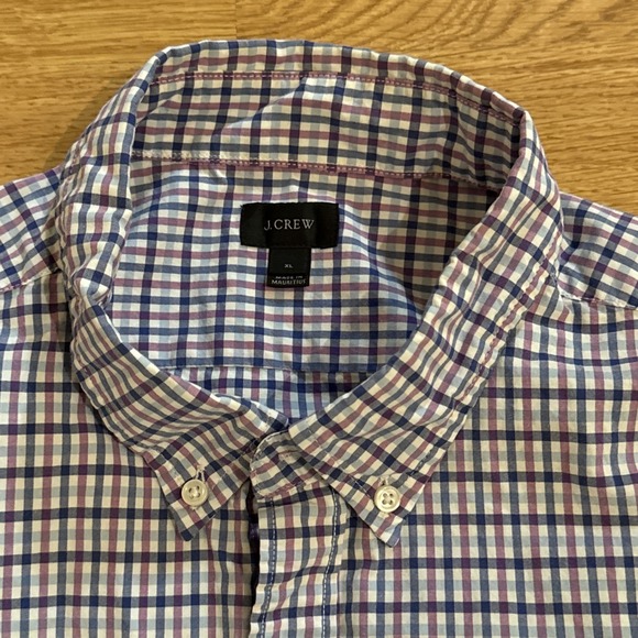 Other - J. Crew Shirt Men's XL Multicolor Check Pattern Long Sleeve Button Down Preppy